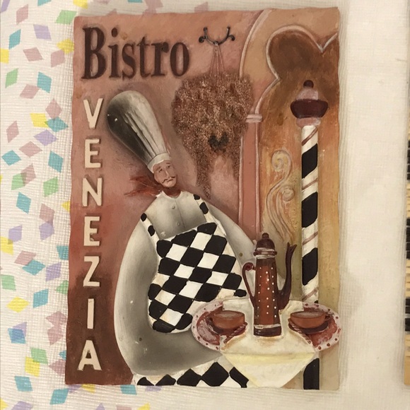 Unbranded Other - Bistro Venezia Decoration Wall Art Sz 4.5X6